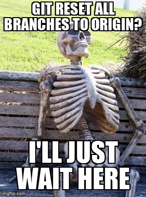 overflow_meme's tweet image. git reset all branches to origin? stackoverflow.com/questions/6662… #gitbranch #gitreset #git