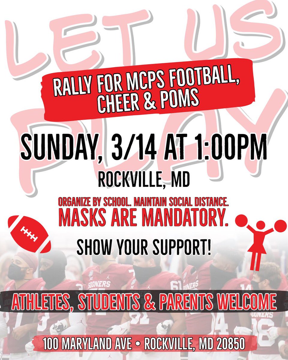 Football

“No full protective equipment and no contact”

So practice in shells for the rest of the season?

That’s not football. RT IF YOU AGREE!!

See you at 1!