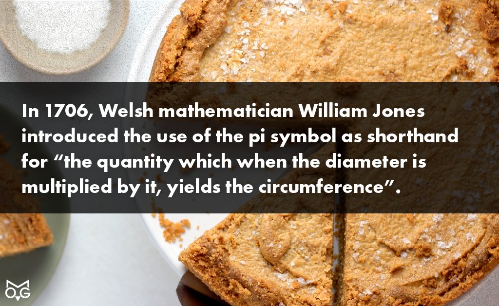 TrivialWarfare's tweet photo. In 1706, Welsh mathematician William Jones introduced the use of the pi symbol as shorthand for "the quantity which when the diameter is multiplied by it, yields the circumference". #funfact #til #trivia #piday #pi #math #mathematics #mathhistory https://t.co/BCFUVv6Z1o