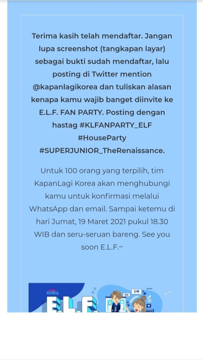 elm_kar's tweet photo. @KapanlagiKorea An awesome party that I want to be a part of it.
Happy together and enjoy the feast with a special host.

✴🕶🕶🕶✴
#KLFANPARTY_ELF
#HouseParty #SUPERJUNIOR_TheRenaissance https://t.co/XC0Qq7XLZ5