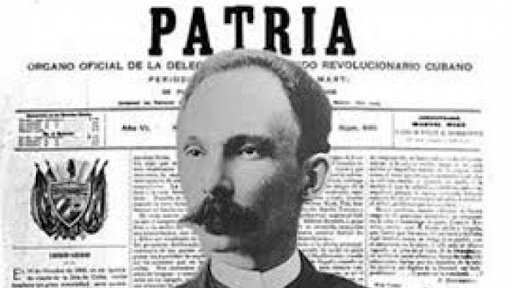 AlpidioAlonsoG's tweet photo. Hoy se cumplen 129 años de la fundación del periódico Patria, que desde su primera entrega fue calificado por Martí con esta sentencia: «Eso es Patria en la prensa. Es un soldado». Mi felicitación para los profesionales de la prensa cubana en su Día. https://t.co/En63rHn6m1