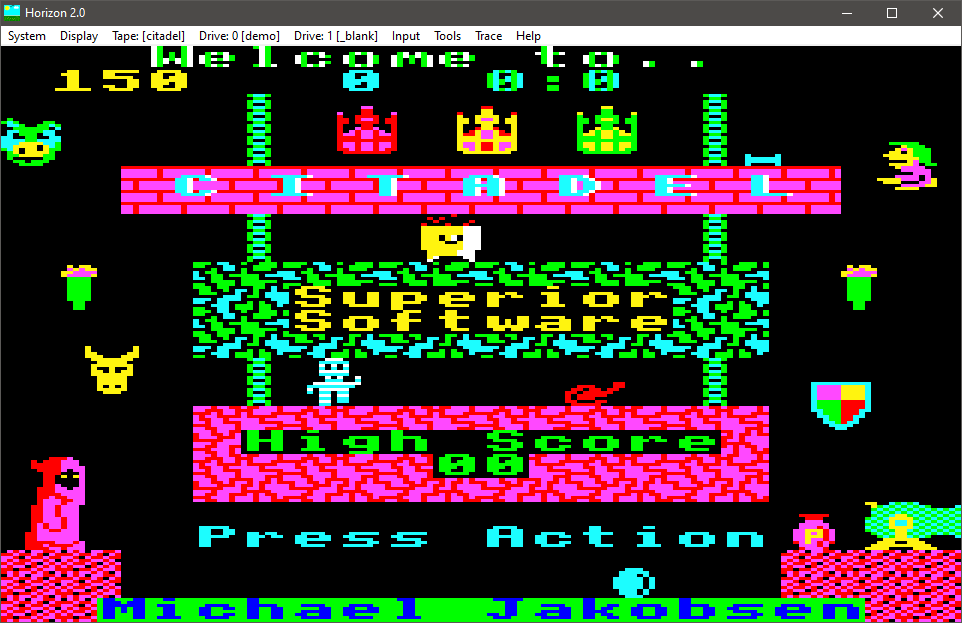 chrisl4m's tweet photo. Been replaying Citadel (BBC Micro, 1985) using the Horizon emulator. Even managed to finish it with a tiny bit of help 😅 #bbcmicro #retrogaming #superiorsoftware https://t.co/RFdKd2Rw5Y