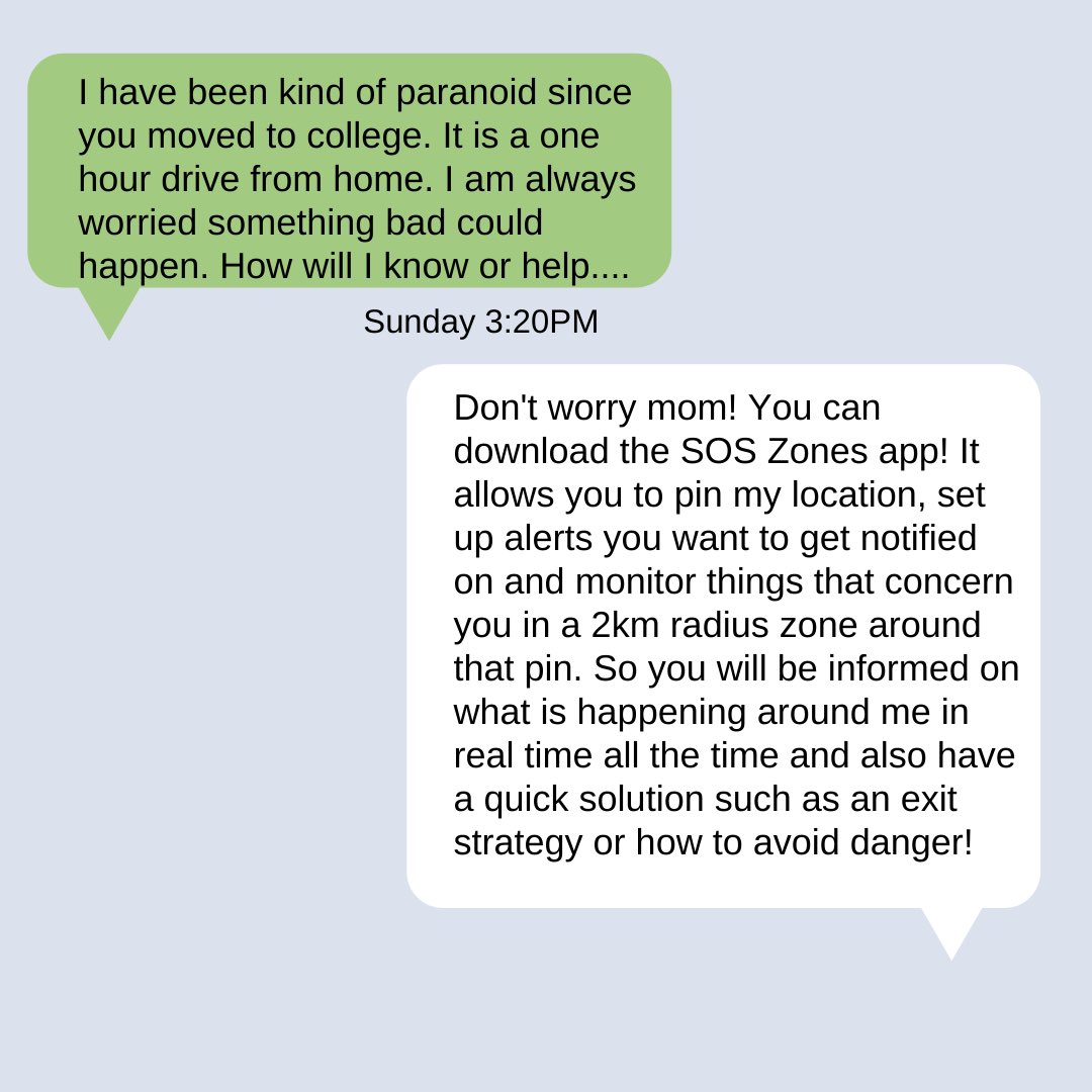 SosZones's tweet photo. If you are always concerning about your loved one’s safety, or not being able to help on time>>>>>> download SOS Zones app to set your mind at rest 😇 https://t.co/gv9Y5B325V