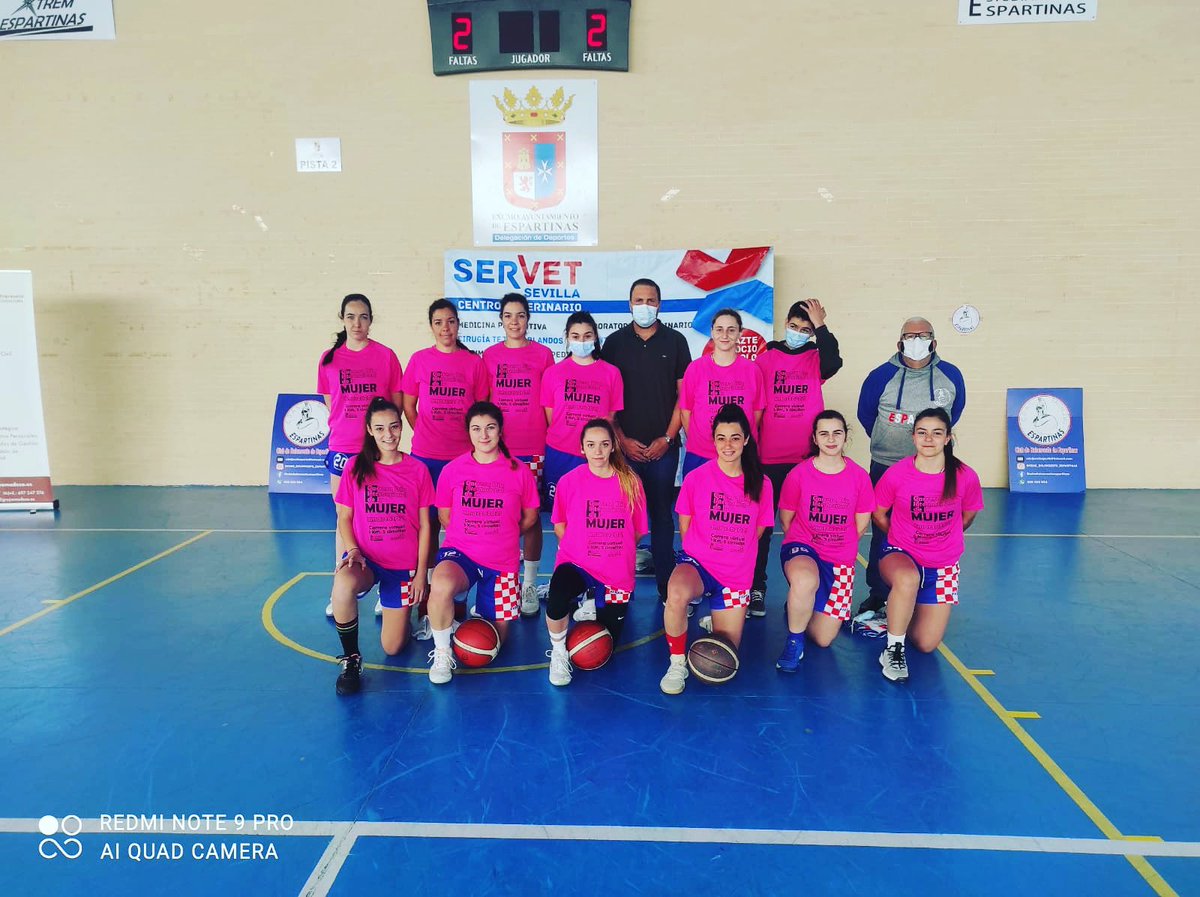 BaloncestoCDAS's tweet photo. #provincial
Nuestro equipo femenino del provincial, se hacen la foto para apoyar la #IICarreraMujerEspartinas @ayuntamientodeespartinas
Con respecto al resultado:
#cdasEspartinas 5️⃣6️⃣
#careba 4️⃣0️⃣
Enormes chicas!!!!
#fab #cdas #espartinas #baloncesto #mujer #femenino https://t.co/ScQL9ArwSm