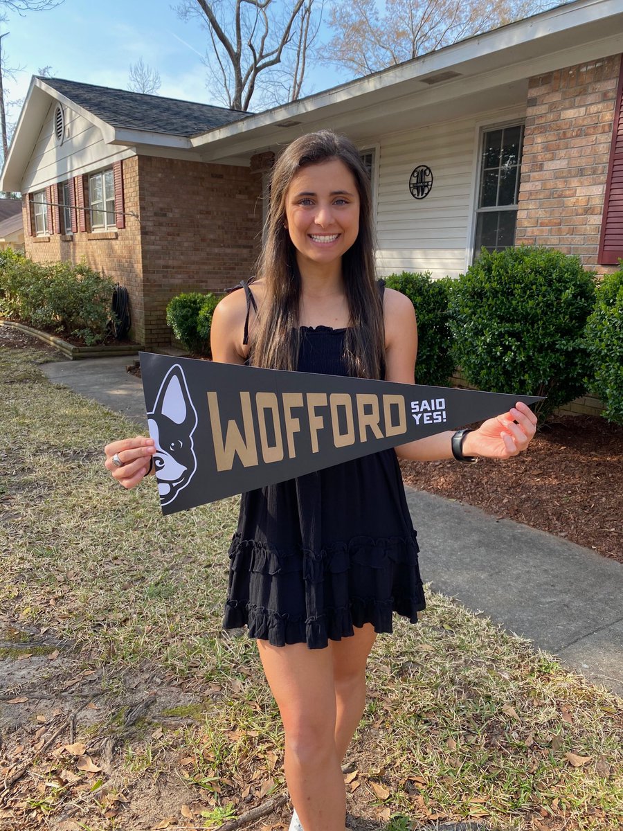 Can’t wait to see where this next adventure takes her!!! Super proud of this future Terrier!!! #woffordsaidyes ⁦@WhyWofford⁩