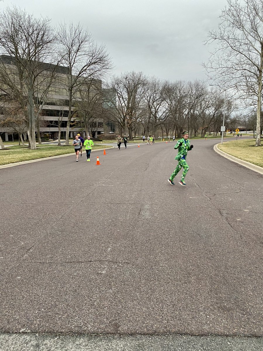 Volunteering for Big Brothers Big Sisters St. Patrick’s race today.  Thank you for all UPSers who came out to help!