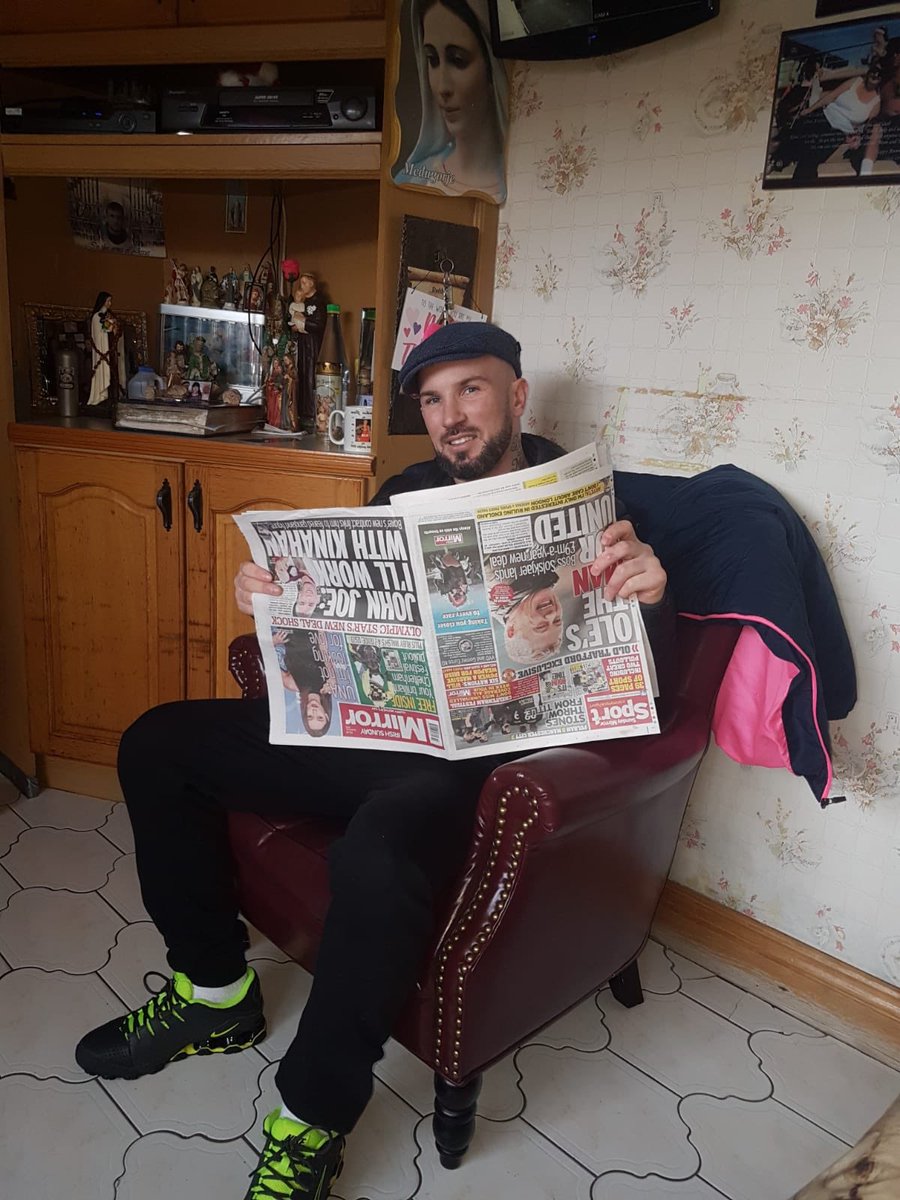 Big shout to the media today 👏 it’s about time ye started covering my career, I’m truly gracious for the nice words in today’s articles #Ilovethemedia #MullingarShuffle #keepsmiling #SonOfIreland p.s does the media feed my family 🤷‍♂️🤷‍♂️