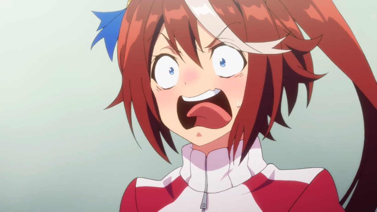 Puruです明けましておめでとうございます Auf Twitter アニメのウマ娘でよく見る舌が宙に浮いてる表情 ひなまつりのパクりと思ったらそもそも監督が同じ及川啓さんなんだね