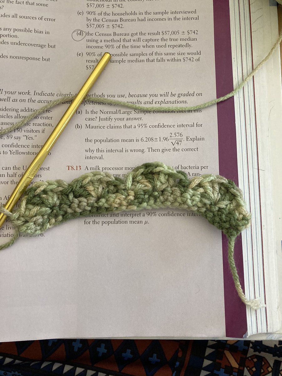 NatsANerd's tweet photo. #SkillSunday got the base of half of it done, and the green is practice for scalloping I want to do around the cups. https://t.co/LSVf7yhCo4