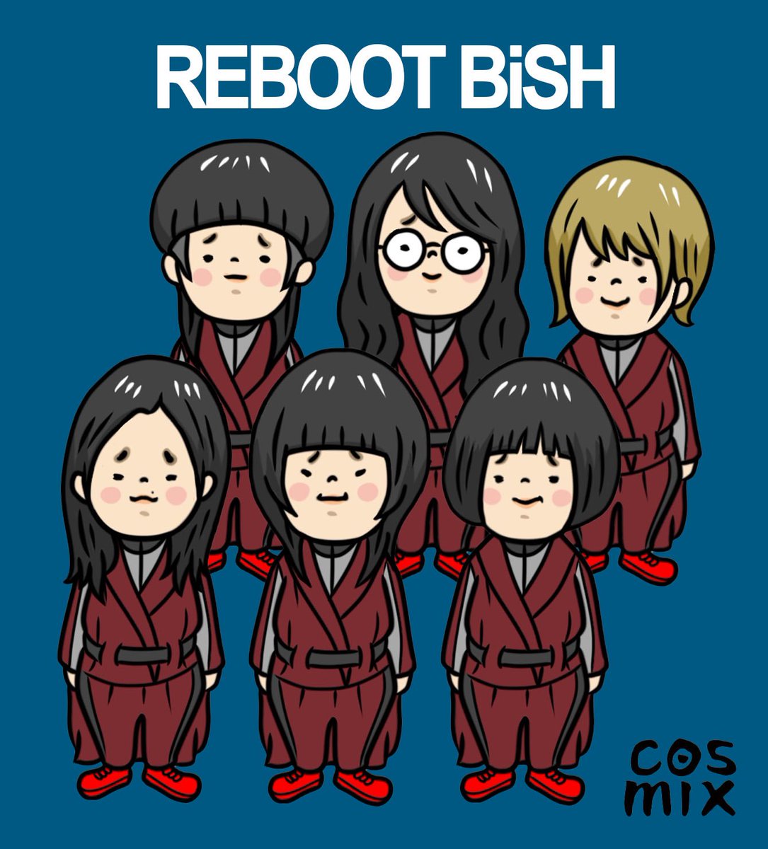 Rebootbishのdvd楽しみ Bish Wack Rebootbi Cosmixのイラスト