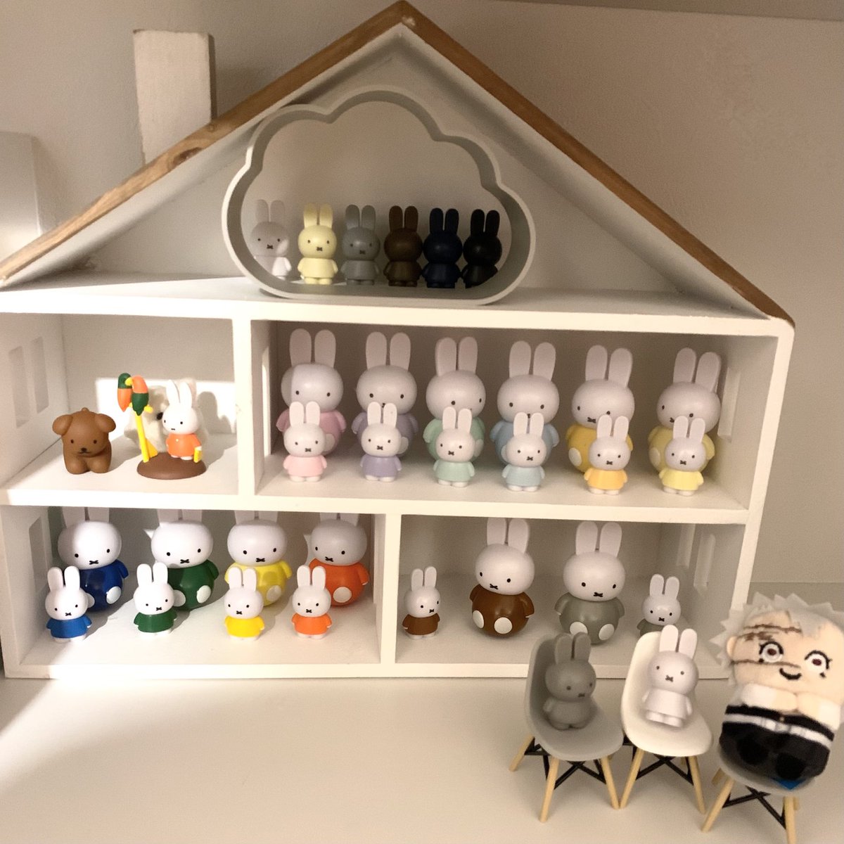 私が一目惚れした目がイっているさねみちゃんを、こどものミッフィーのおうちにこっそり仲間入りさせていた所めちゃくちゃ泣かれてしまった