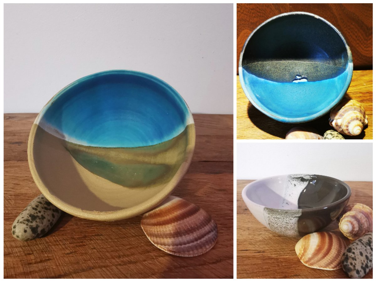 Tideline Ceramics (@rozdowen) on Twitter photo #crafthour These hand thrown olive bowls are inspired by the sea & coast, & made by me in Wales. Perfect for serving snacks, herbs, salt or sugar – unique, functional ceramic art for your home #madeinwales #MHHSBD <a href="/smallbizshoutUK/">Ian Patchett 📢</a> <a href="/TheCraftersUK/">The Crafters Directory</a> etsy.com/uk/shop/tideli… #crafthour These hand thrown olive bowls are inspired by the sea & coast, & made by me in Wales. Perfect for serving snacks, herbs, salt or sugar – unique, functional ceramic art for your home #madeinwales #MHHSBD <a href="/smallbizshoutUK/">Ian Patchett 📢</a> <a href="/TheCraftersUK/">The Crafters Directory</a> etsy.com/uk/shop/tideli…