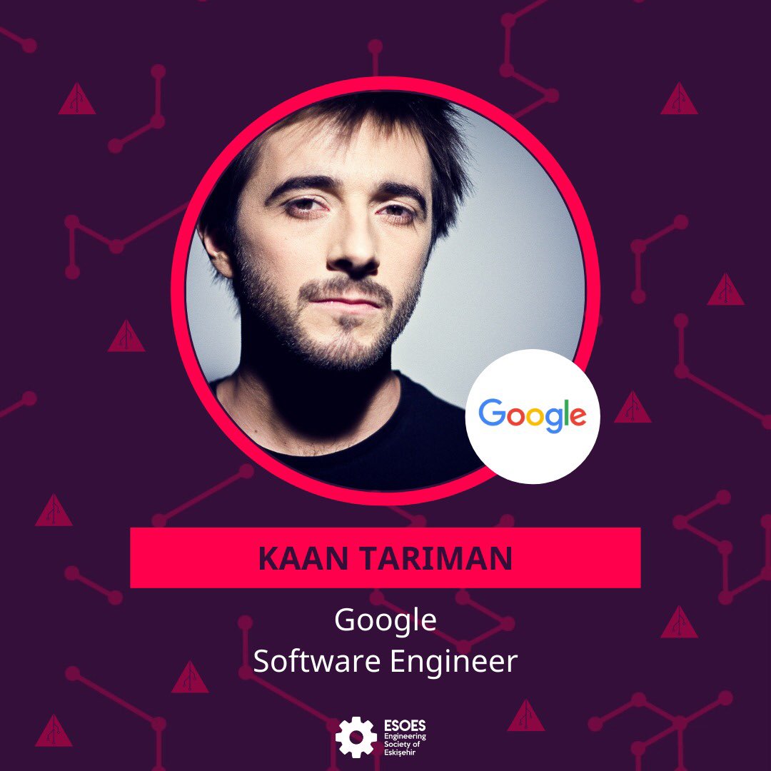 EsoesOgu's tweet photo. Etkinliğimiz Google'da Software Engineer pozisyonunda görev alan Sayın Kaan Tarıman ile devam ediyor!
Platform: ESOES ESOGU YouTube
Saat: 18.00 https://t.co/tWaXDeUNkh