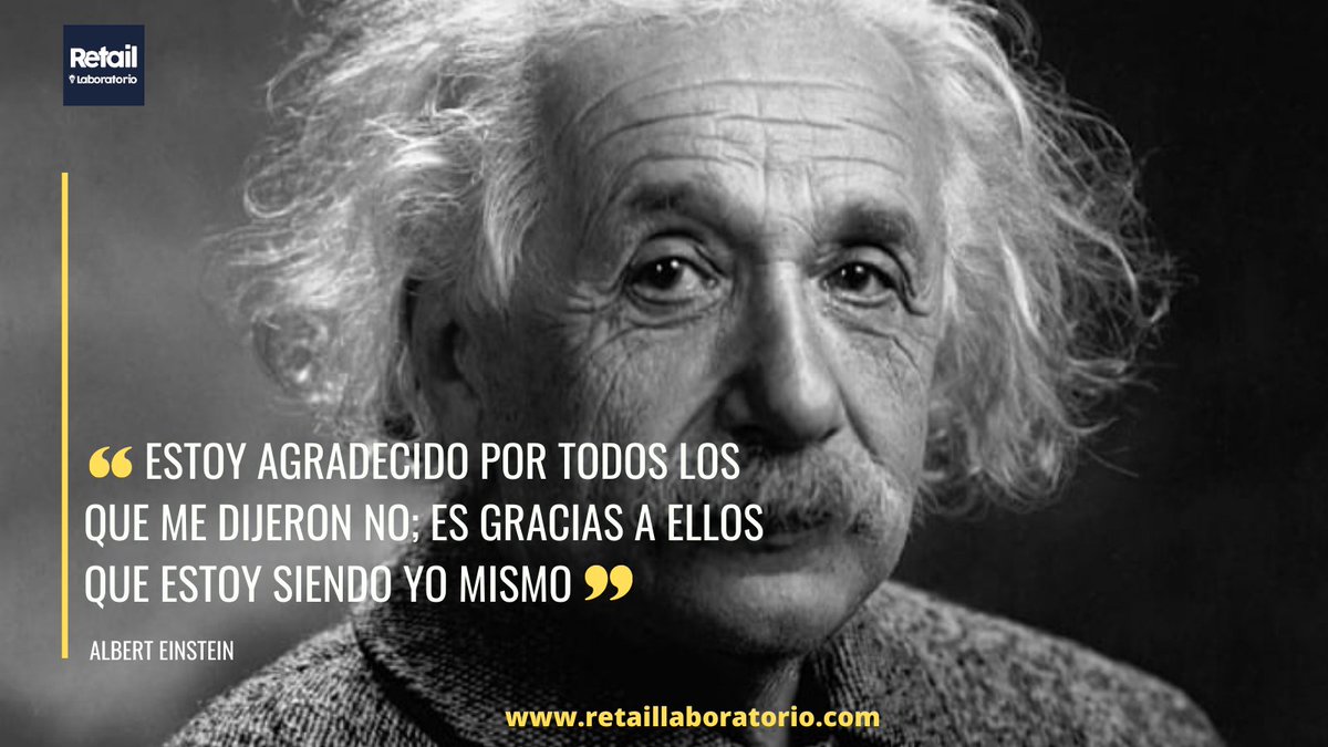 RetailLaborator's tweet image. Un día como hoy hace 149 años, nació Albert Einstein uno de los grandes genios de la humanidad. Sus teorías cambiaron para siempre la manera de entender el mundo. Lo celebramos con una de sus increíbles frases.

▪️retaillaboratorio.com