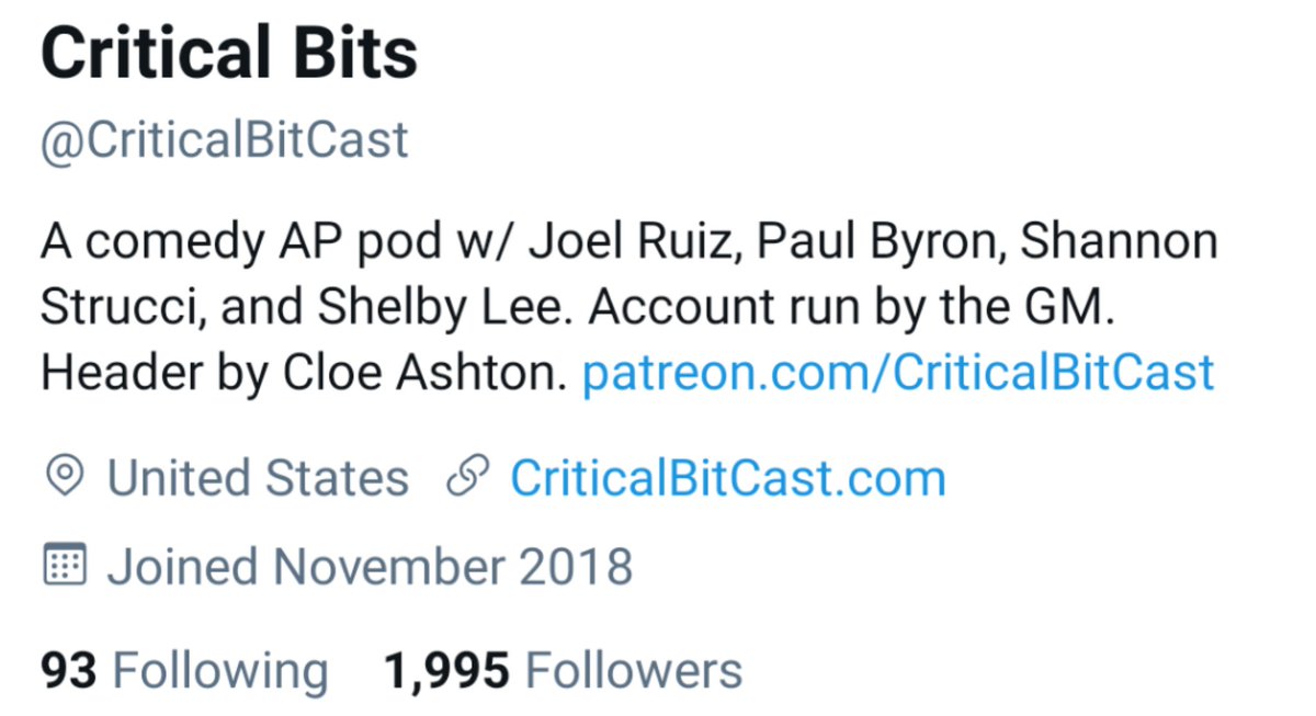Critical Bits Pidcast
