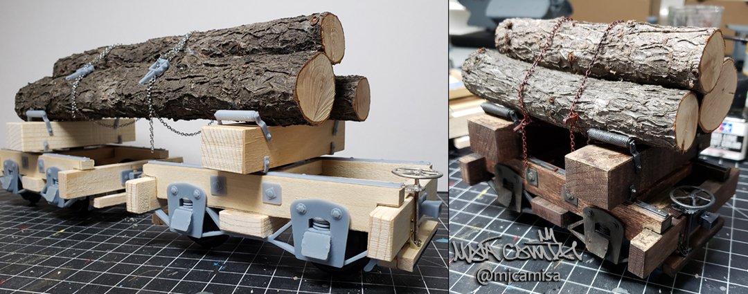 Modeled and printed these parts based off of a Hartford Products disconnect. I thought it looked silly behind the Porter so I modified it to something completely unrealistic..😆 1/20.3 scale