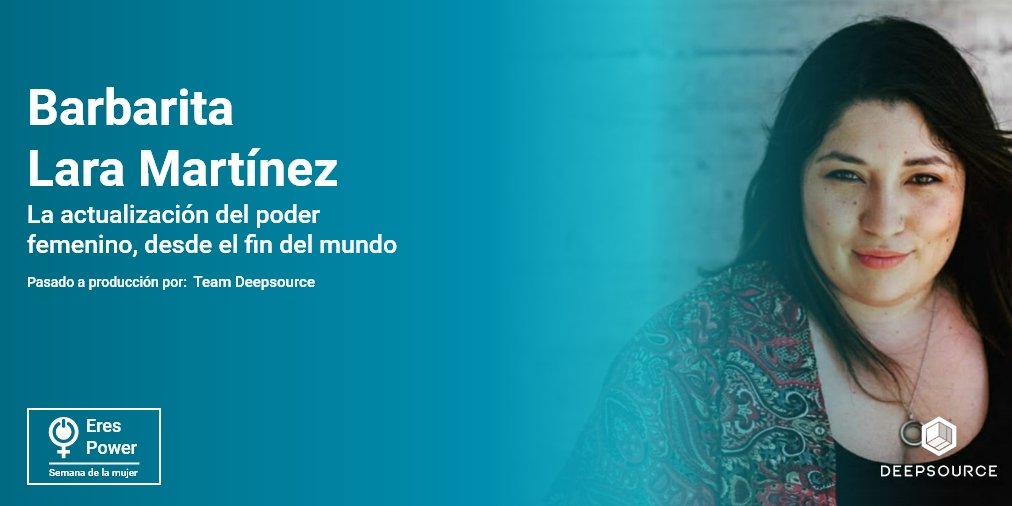DeepsourceInc's tweet image. Día 7: La actualización del poder femenino, desde el fin del mundo
Sigue #MujerEresPower y descubre más posts sobre la contribución de las mujeres en TI.
instagram.com/p/CMZ00O5J-Ua/…
#DiaInternacionalDeLaMujer
#INFORMATICA
#Chile #Tecnologia #100DaysOfCode