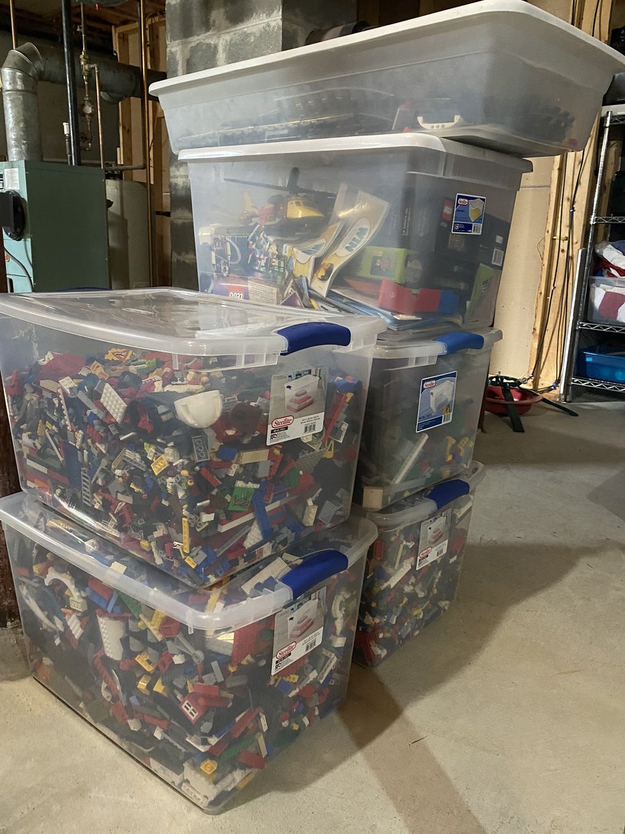 DavidTuttle2's tweet photo. Any other family this addicted to Legos?? We still have sets from over 40 years ago. #legos #buildwithlegos https://t.co/bro54531nu