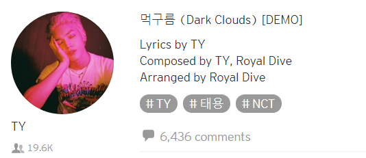 leetaevong's tweet photo. Lyrics by TY
Composed by TY, Royal Dive
Arranged by Royal Dive
#TAEYONG_DarkClouds #TAEYONG  #태용 https://t.co/UqkWoNW94P