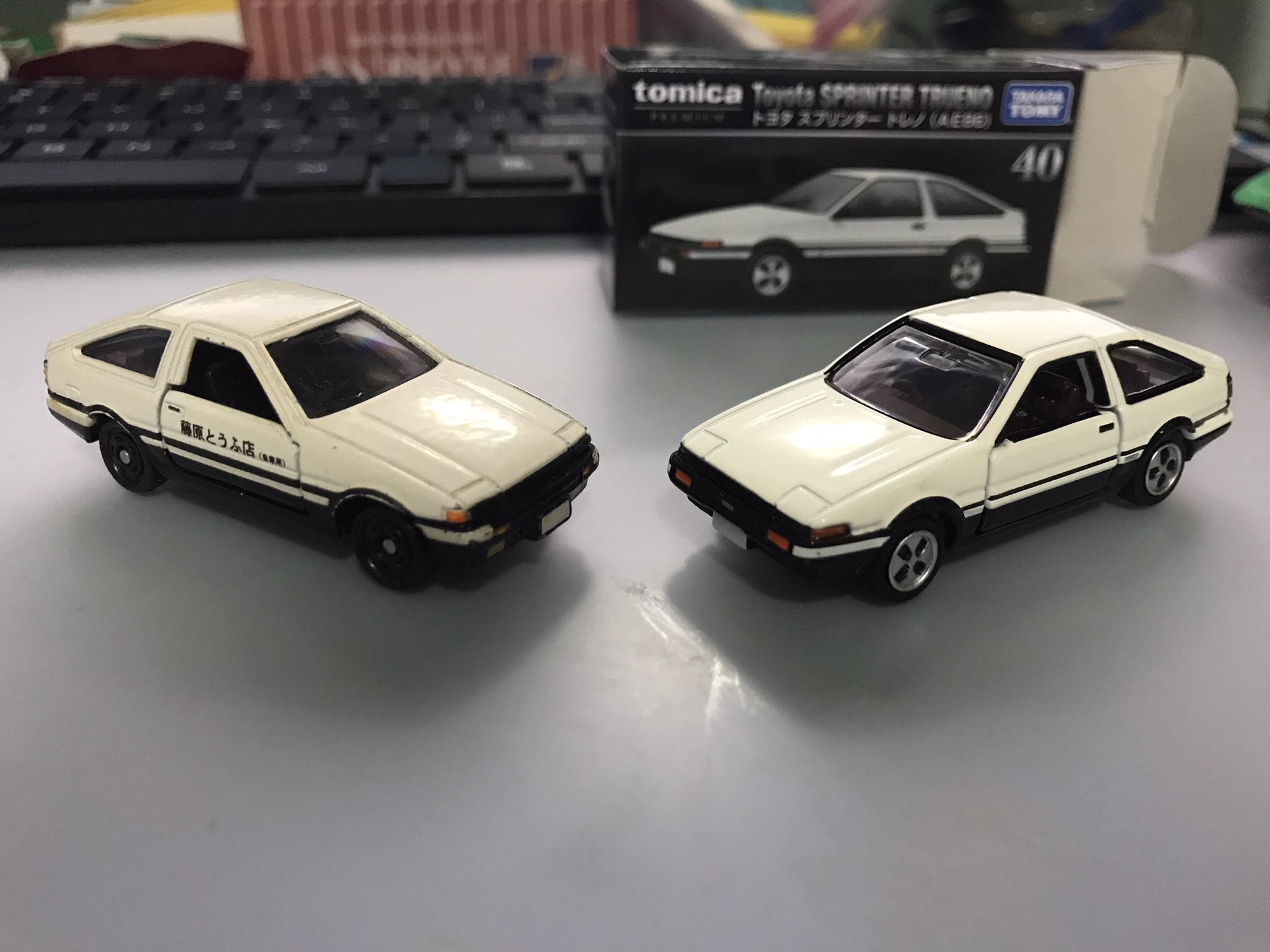 Yanpictures 在twitter 上 Just Want To Share My Latest Diecast Car Collection A Toyota Trueno Ae86 From Tomica Premium Here Is A Comparison To My Older Ae86 On The Left Which Is