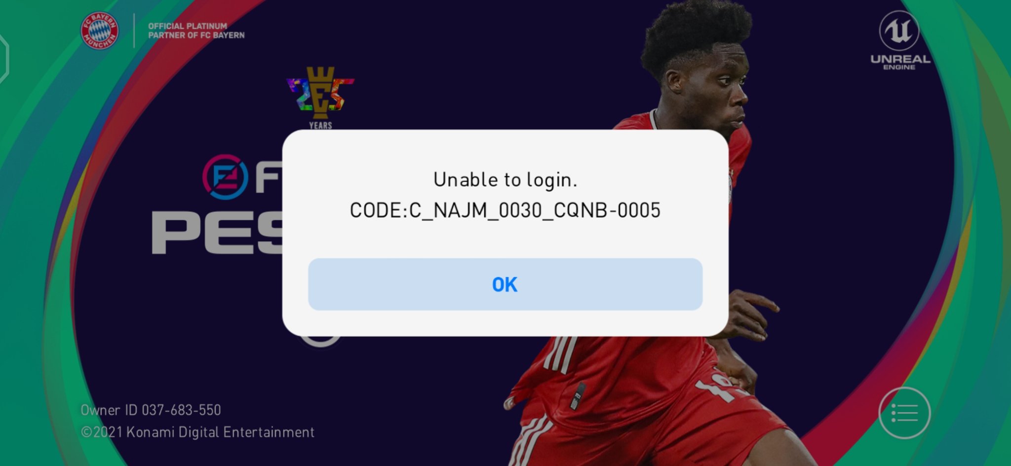 𝕯𝖗𝖎𝖕𝖙𝖔𝖇𝖗𝖆𝖙𝖔 I Am Playing Efootball Pes 21 Moblie Game Sinces 19 In My Android Mobile But I Have Faced Problem Today To Login In Game Its Shows That You Are Unable