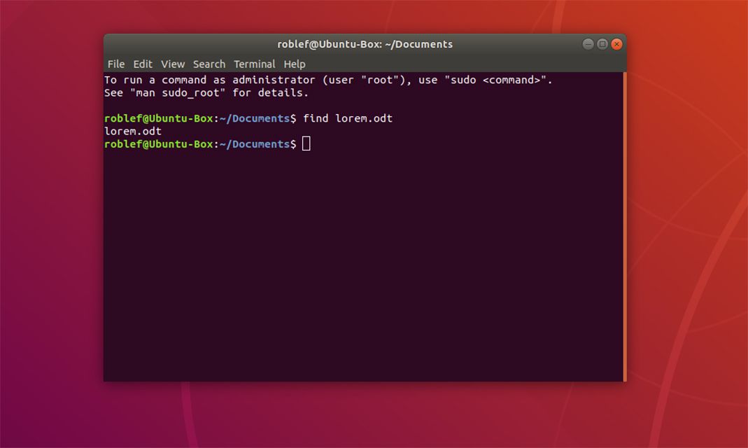 Bash поиск файла