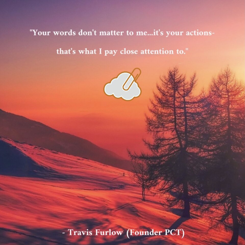 travfurlow's tweet photo. #paperclipthinking #morningthoughts Actions will always be more important than words, to me. Any different perspectives out there? Let us know! https://t.co/c6sgT4FD7l https://t.co/gENYWjF9Wo