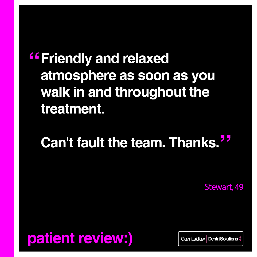 DentaISolutions's tweet photo. We can't fault this review either! Thank you so much Stewart.
#FiveStarReviews #BestPatients #BestTeam #PatientCare 
⭐#5StarReview #WorkingFeedback @workingfeedback https://t.co/DfKq83dJP5
