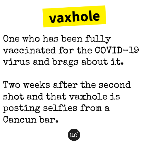 urbandictionary's tweet photo. vaxhole - https://t.co/bTIuEXSimg https://t.co/u8npf0H7jx