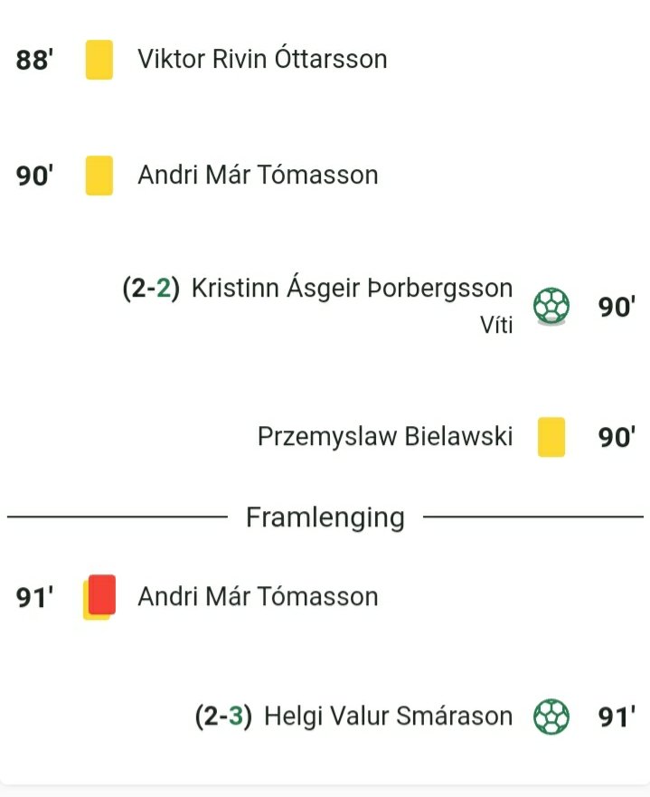 tommisteindors's tweet photo. sæll @ViktorRivin vildi bara minna þig á að fótboltaleikur er 90 mínútur plús uppbótartími vonandi jafnar þú þig fljótt vinur  #ForzaKFR https://t.co/jt4qQHFQVt