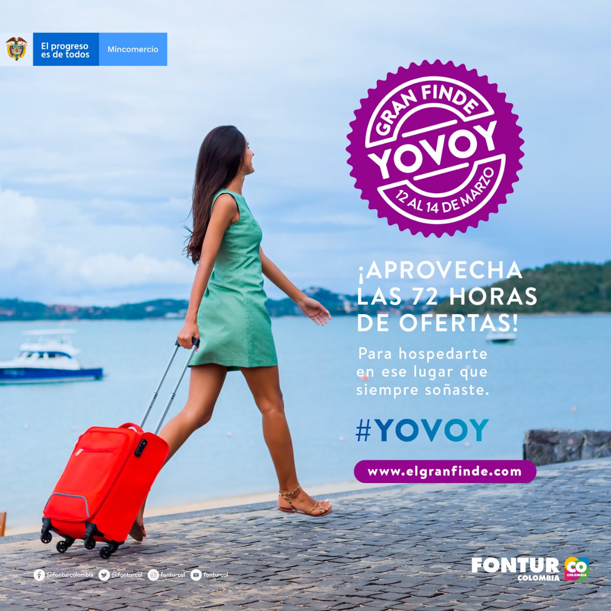 fonturcol's tweet photo. Aprovecha las ofertas que #ElGranFinde tiene para ti y reserva en ese hotel en el que siempre has querido descansar mientras descubres los atractivos turísticos de nuestro país.
¡No dejes pasar esta oportunidad y di #YOVOY a recorrer 🇨🇴!
👉 https://t.co/7gMU1N44zl https://t.co/KZLQ2BG7xb