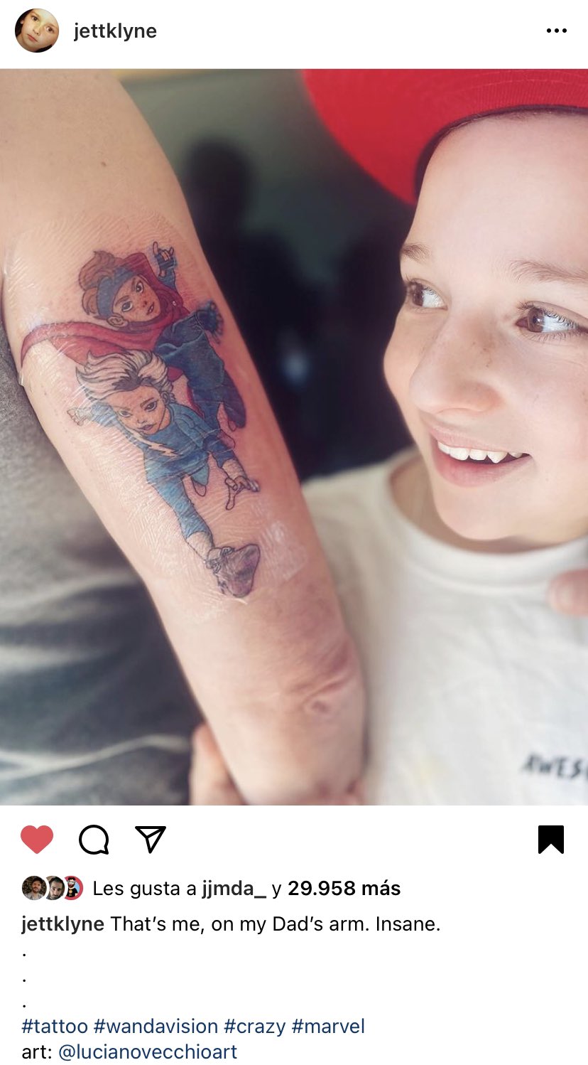 Wandavision inspired tattoo rStickAndPoke #4 Wandavision inspired tattoo rStickAndPoke