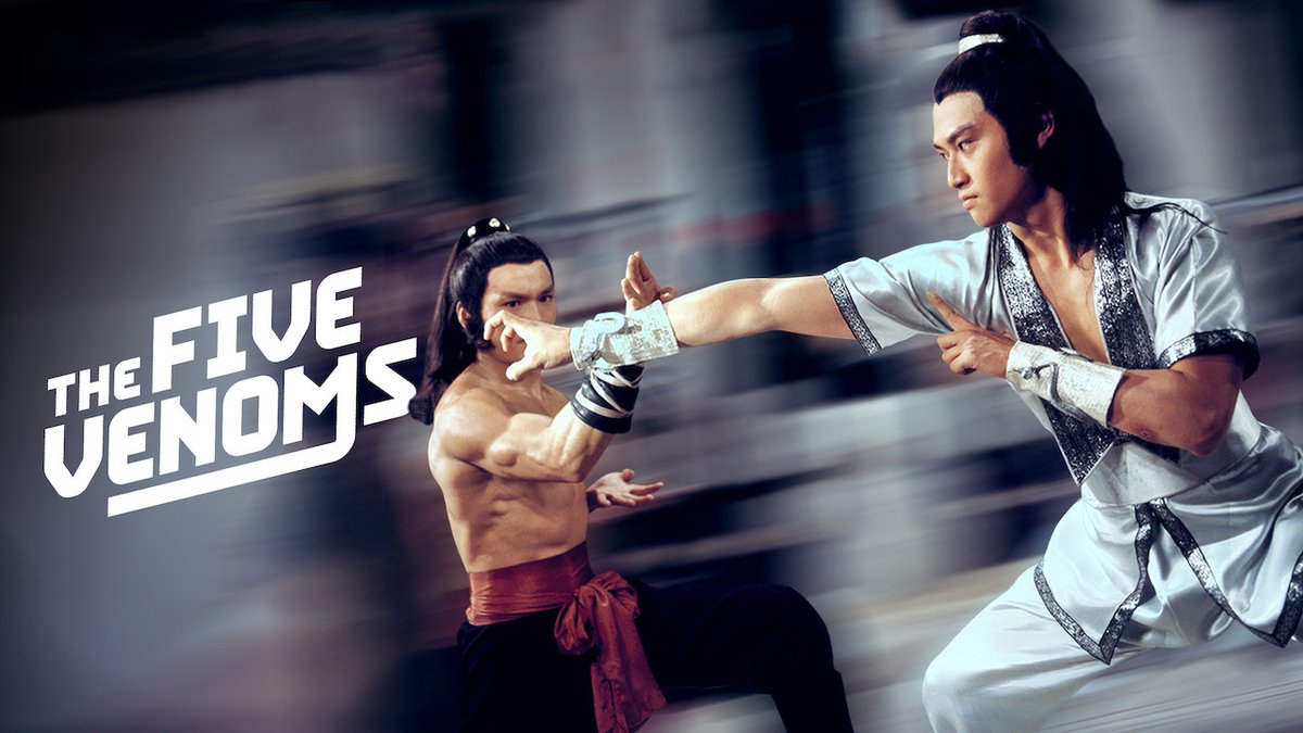 AlbinoBandit's tweet photo. Tonight's Martial Arts March Madness movie is another kung-fu classic!

THE FIVE VENOMS (1978) aka FIVE DEADLY VENOMS

#KungFu #MartialArts #FiveVenoms #FiveDeadlyVenoms #MAMM https://t.co/Je02kp81hW