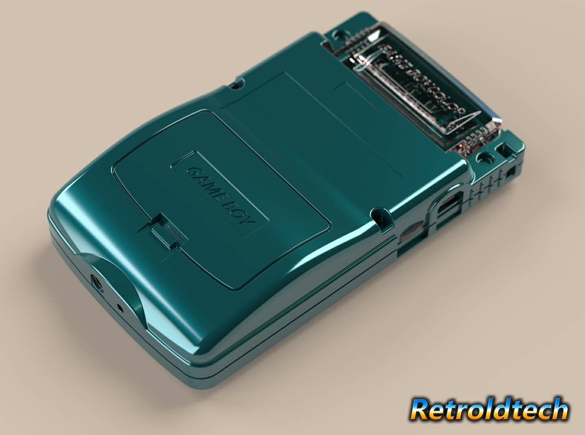 Retroldtech's tweet photo. Added a few logos to the Game Boy Color 3D model and also to the cartridge. So the model is now fully ready to make the first 3d printed prototypes 😊
#gameboy #gameboycolor #gameboymini #gameboymods #Gameboymodding #consoles #videogames #3dprinting #3ddesign #3drender #diy https://t.co/dLVgjbRW5p