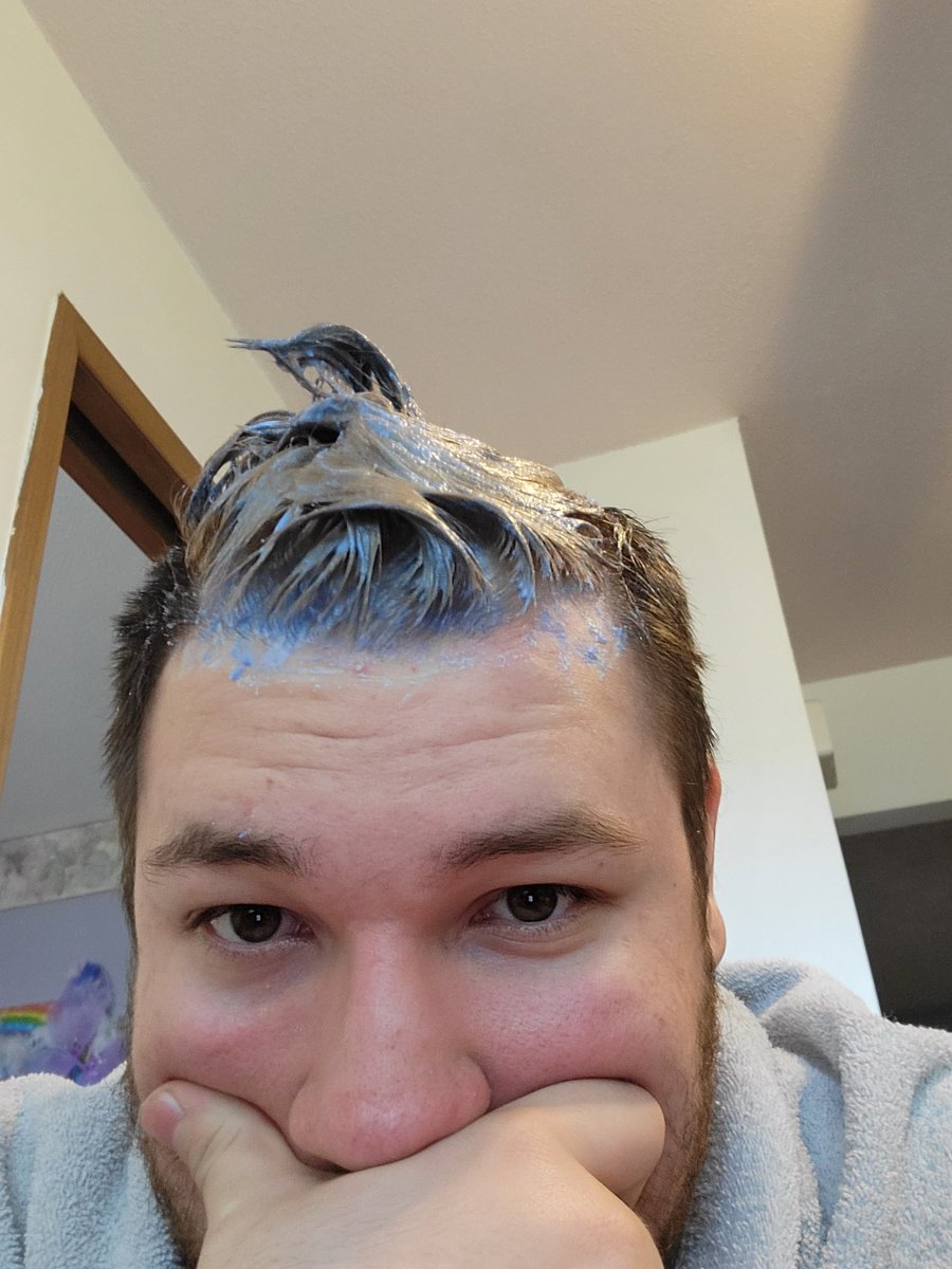 FloatingTowel's tweet photo. We are dieing the hair red I'll be streaming later for community stream
https://t.co/kLqh3oGuSe 
The new sub goal is if I hit 200 subs I'll eat a ghost pepper or do the one chip challenge WEE Woo!! https://t.co/c8PQLHMblm