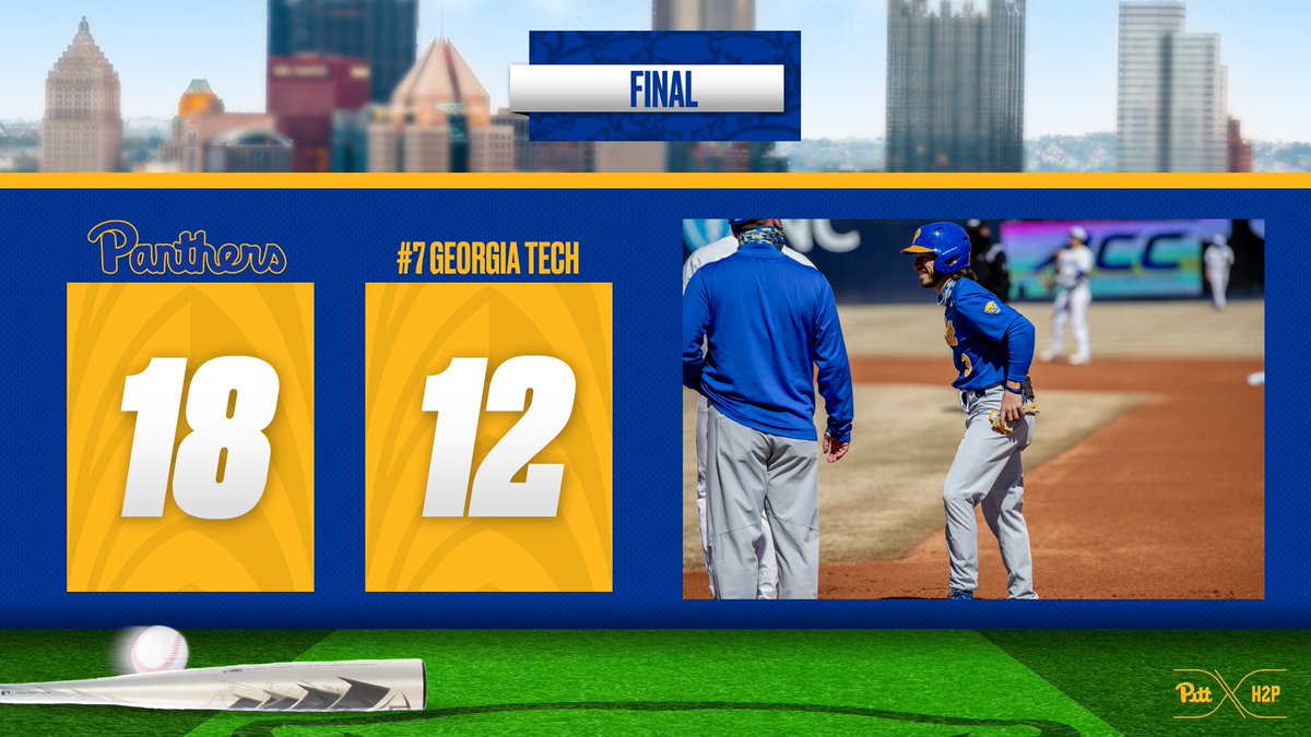 Pitt Baseball (@pitt_base) on Twitter photo 𝙒𝙖𝙡𝙠 𝙞𝙣 𝙮𝙤 𝙩𝙧𝙖𝙥 𝙖𝙣𝙙 𝙩𝙖𝙠𝙚 𝙤𝙫𝙚𝙧
We come into Atlanta & end a 1️⃣2️⃣-straight home series & <a href="/ACCBaseball/">ACC Baseball</a> series winning streak for No. 7 Georgia Tech!
#H2P 𝙒𝙖𝙡𝙠 𝙞𝙣 𝙮𝙤 𝙩𝙧𝙖𝙥 𝙖𝙣𝙙 𝙩𝙖𝙠𝙚 𝙤𝙫𝙚𝙧
We come into Atlanta & end a 1️⃣2️⃣-straight home series & <a href="/ACCBaseball/">ACC Baseball</a> series winning streak for No. 7 Georgia Tech!
#H2P