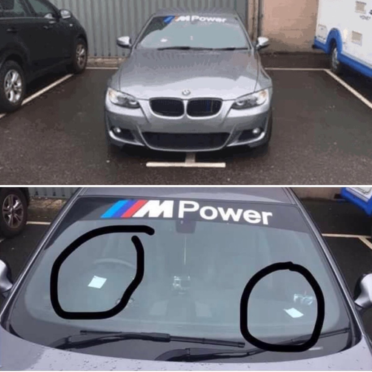 He took up two spaces but bought two tickets