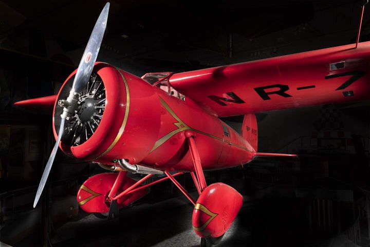 In 1932, Amelia Earhart flew nonstop across the Atlantic in her red Lockheed Vega, becoming the first woman to accomplish the feat solo. Take a look inside the aircraft with panoramic photography: s.si.edu/2Ey3c1u
 
 #AirSpacePhoto #BecauseOfHerStory #WomensHistoryMonth