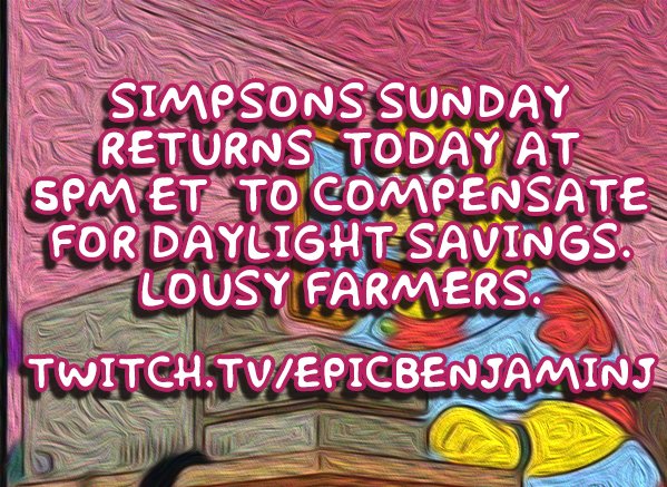 EpicBenjaminJ's tweet photo. https://t.co/Td3mtHGZpJ
#SimpsonsSunday
#Twitch #Simpsons #simpsonscharacters #spiderpig #simpsonsreferences #simpsonsfan #simpsonsfanart #TwitchArtist #livestreaming #liveart #contentcreator #creativecommunity #twitchstreamer #ValentinesDay
@Twitch @streamlabs https://t.co/rREggzjatb
