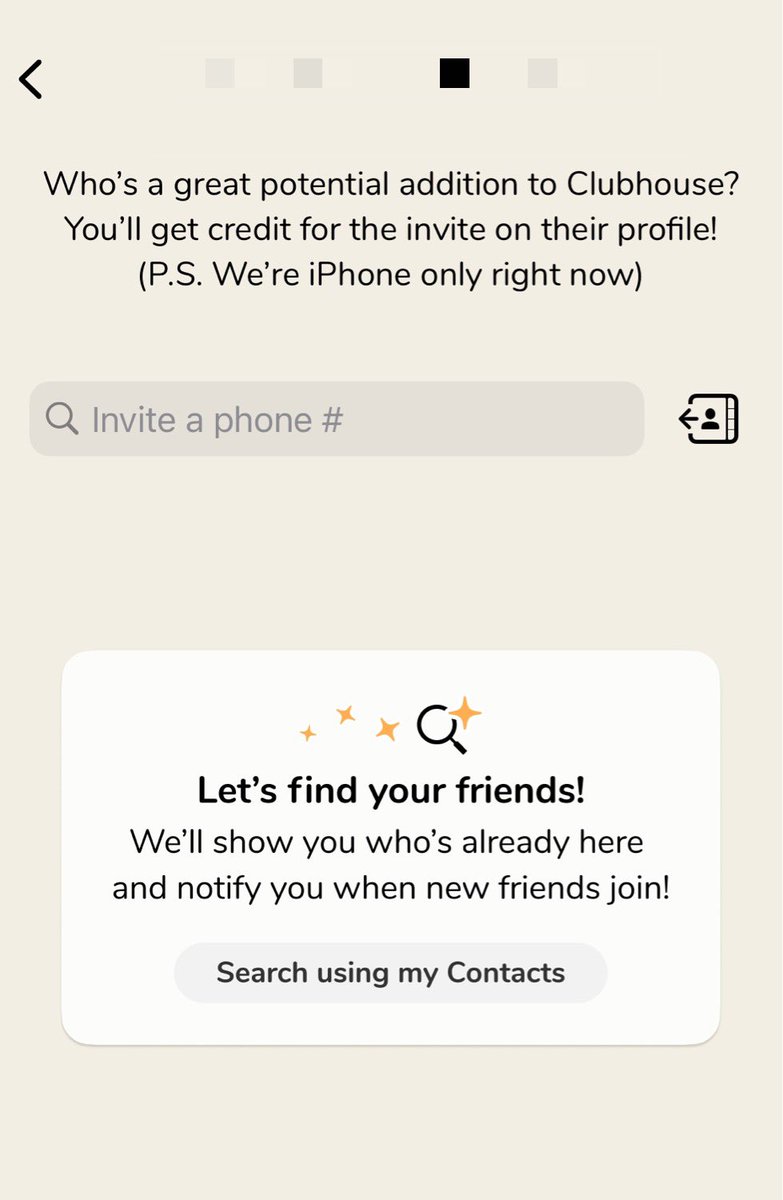 Clubhouse no longer requires contacts access for sending invites in the latest update!

You can now directly enter the number, or use the iOS contact picker (which doesn’t require contacts access) to send invite

Glad to see these privacy improvements!