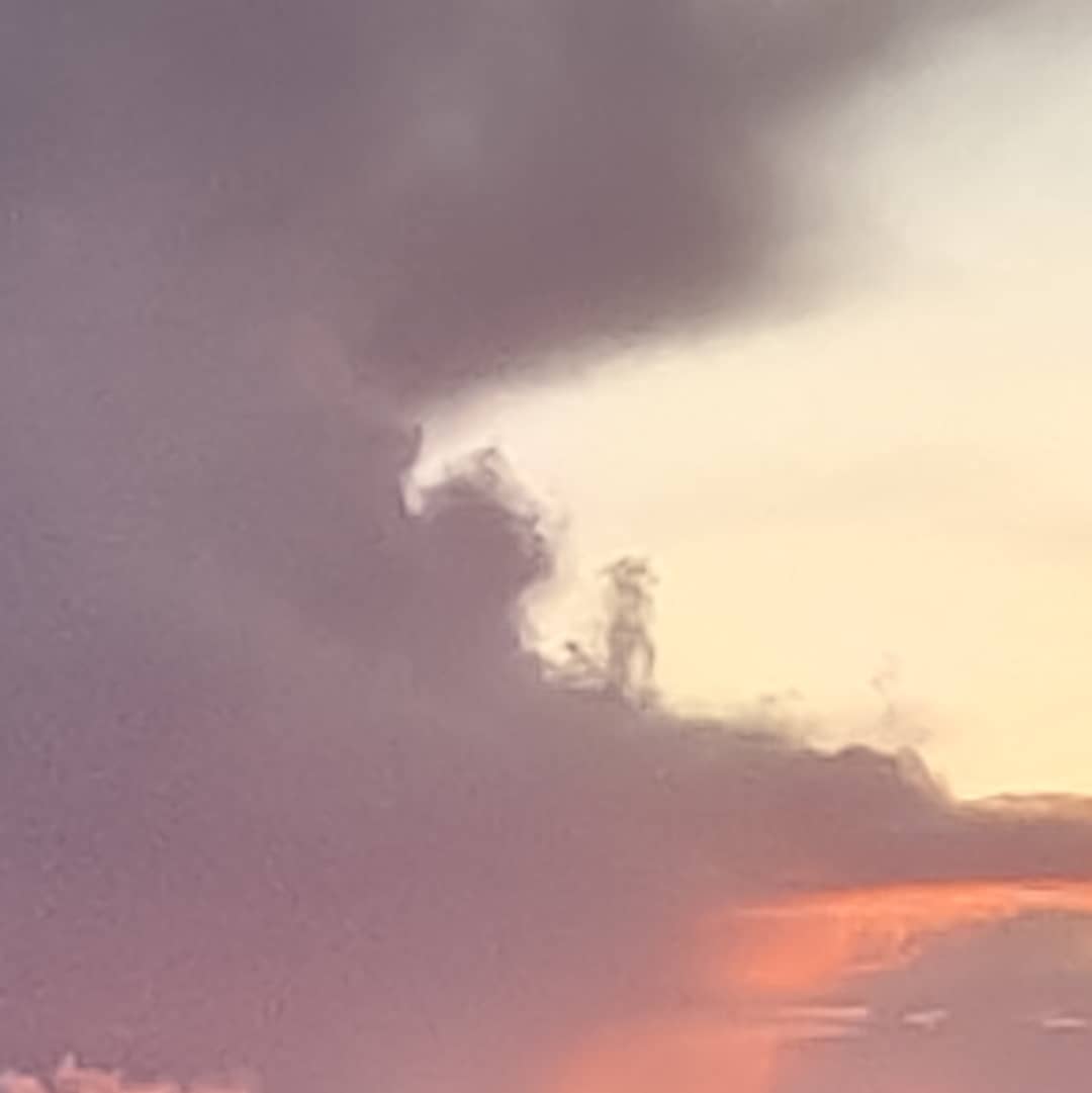 Crystal went nyoom through a large set of clouds, gliding around them and pushing them into interesting shapes and sizes as she goes before leaving an almost her-shaped form towards the end that doesn't last long enough for a picture.

"Ugh... Stupid winds.."