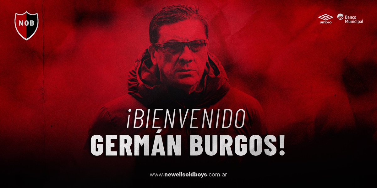 eqg_radio's tweet photo. #Newells 🔴⚫ | Llegó el Mono

⚽️ Germán #Burgos es nuevo director técnico de la lepra hasta diciembre de 2021. 

🏋️‍♂️ Tendrá su primera práctica el día martes y estará en el banco de suplentes ante Unión. https://t.co/hQSYtGL7CH
