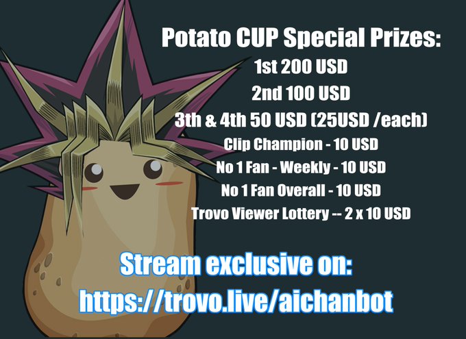 400 USD YGO Duel LInks Tournament! Free Entry NO CAP:   https://t.co/JBUcjodmrg  Requirements be a follower<a href="/tag/duellinks"class="tags"><span>#duellinks</span></a><a href="/tag/yugiohduellinks"class="tags"><span>#yugiohduellinks</span></a><a href="/tag/trovolive"class="tags"><span>#trovolive</span></a><a href="/tag/casht"class="tags"><span>#casht</span></a>