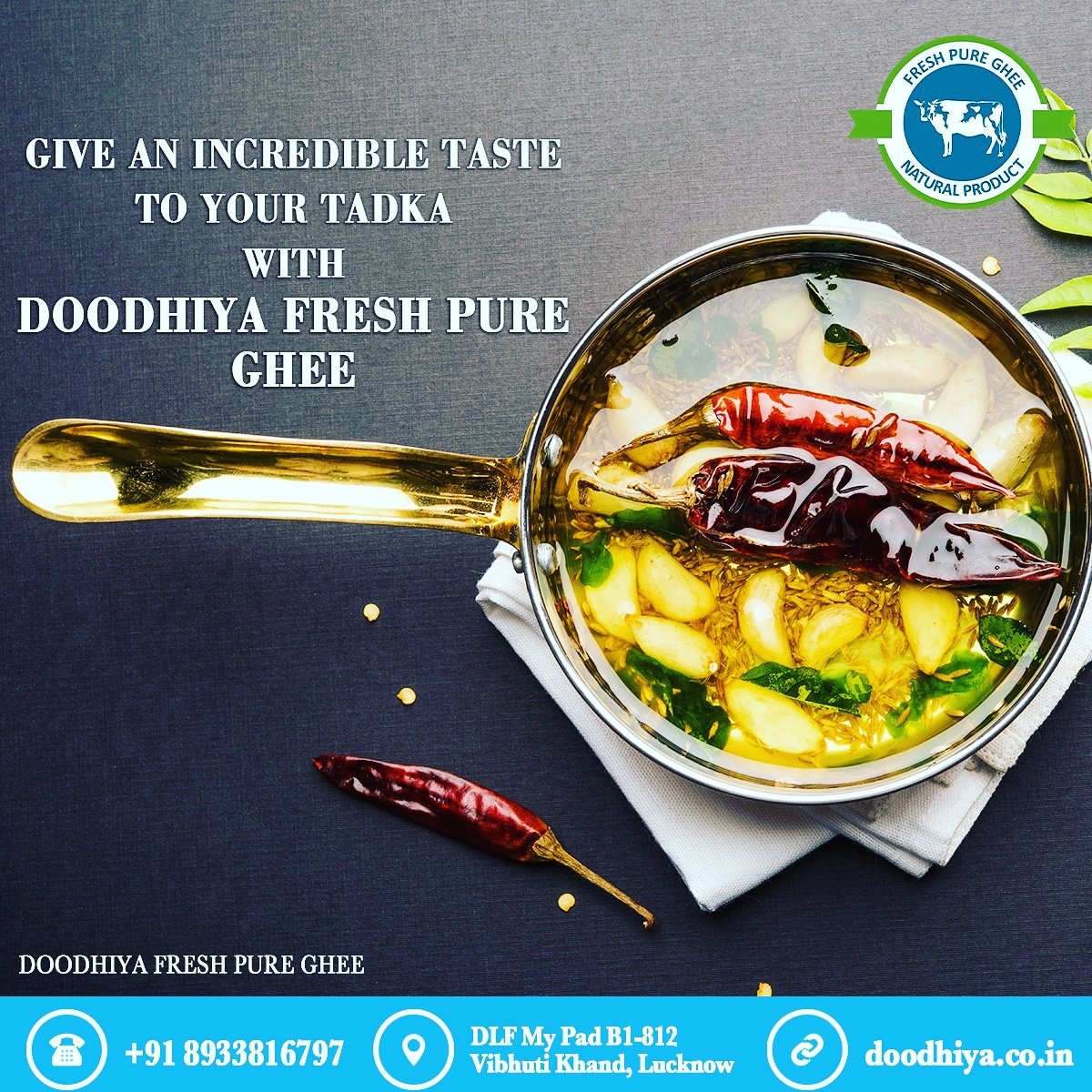 Doodhiya_agro's tweet photo. Doodhiya fresh pure Ghee, gives an incredible taste to your tadka! 

#healthydiet  #healthybreakfast #farm #milk #lucknow #doodhiya  #naturalmilk #deliciousmilk #organicmilk #healthy #likes #likeforlikes #followme #follow4followback #followforfollowback #comment https://t.co/JIvACryKcW