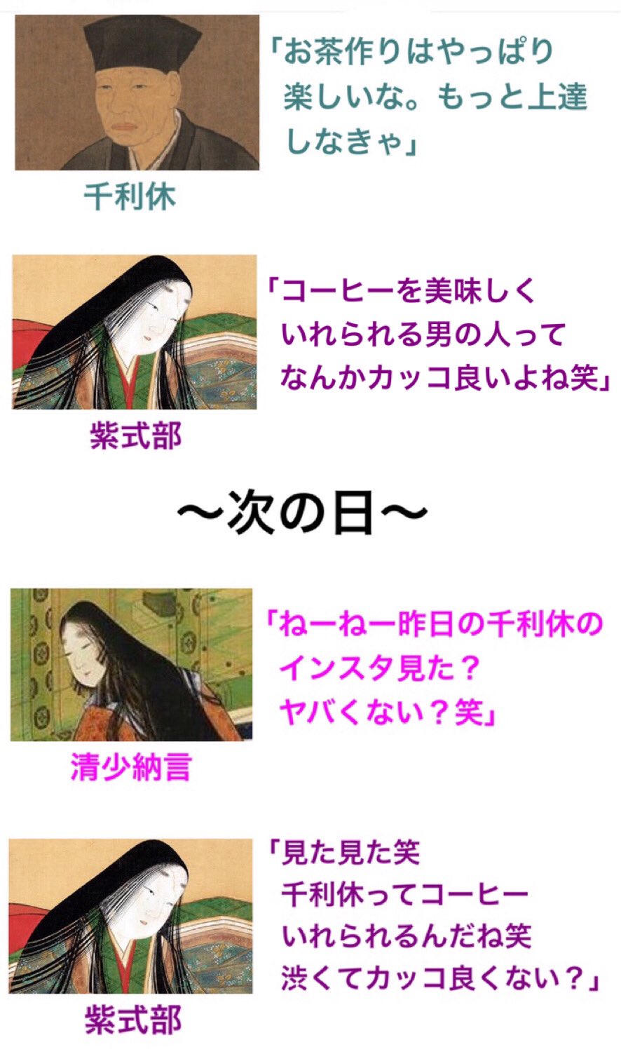 キムテス もし歴史上の人物のクラスがあったら T Co Hq038blwlt Twitter