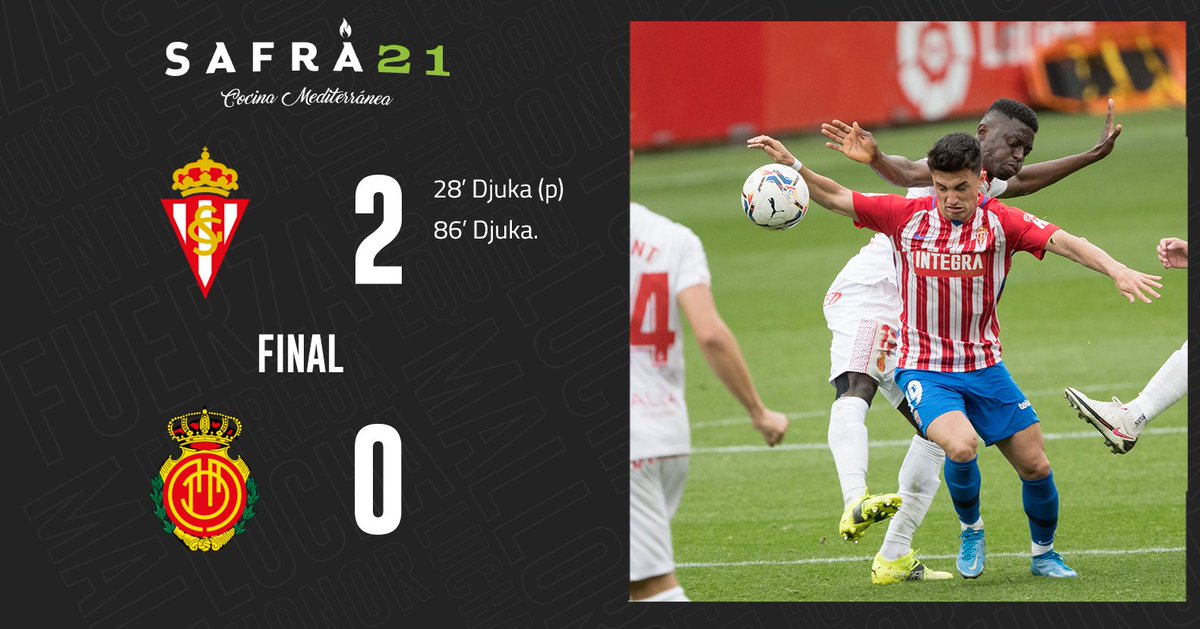 RCD_Mallorca's tweet photo. 🔚

FINAL. Primera derrota de la temporada como visitante. ¡Toca seguir! 💪👺

#RealSportingRCDMallorca 2-0 https://t.co/XHylJDlm6J