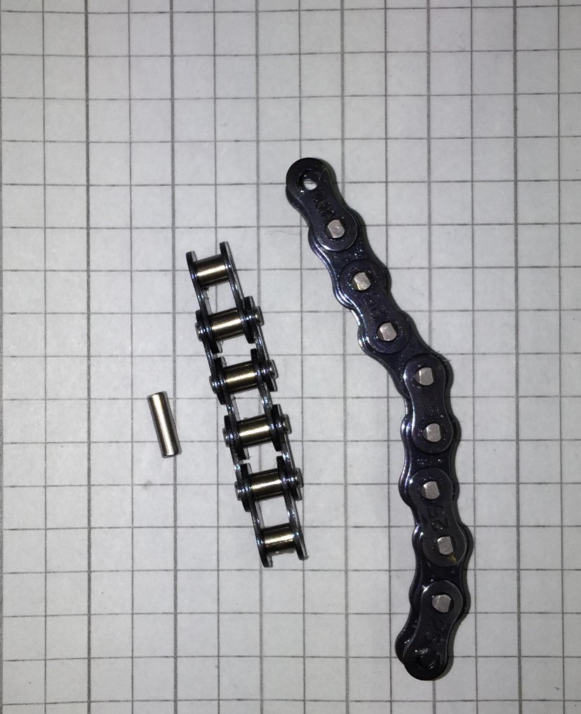 Did you figure out what the mystery part of the week was? Well, it’s the pin that holds links of a roller chain together!! #mechanical #robot #robotics #ftc #first #partoftheweek