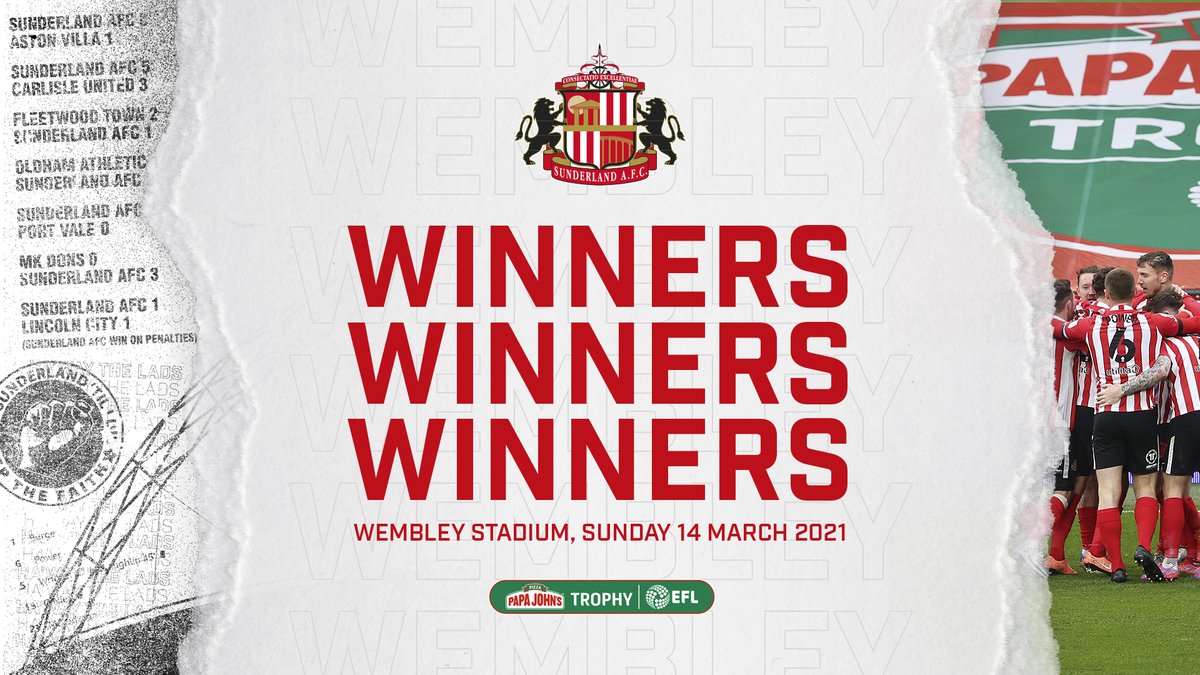 SUNDERLAND WIN AT WEMBLEY!!