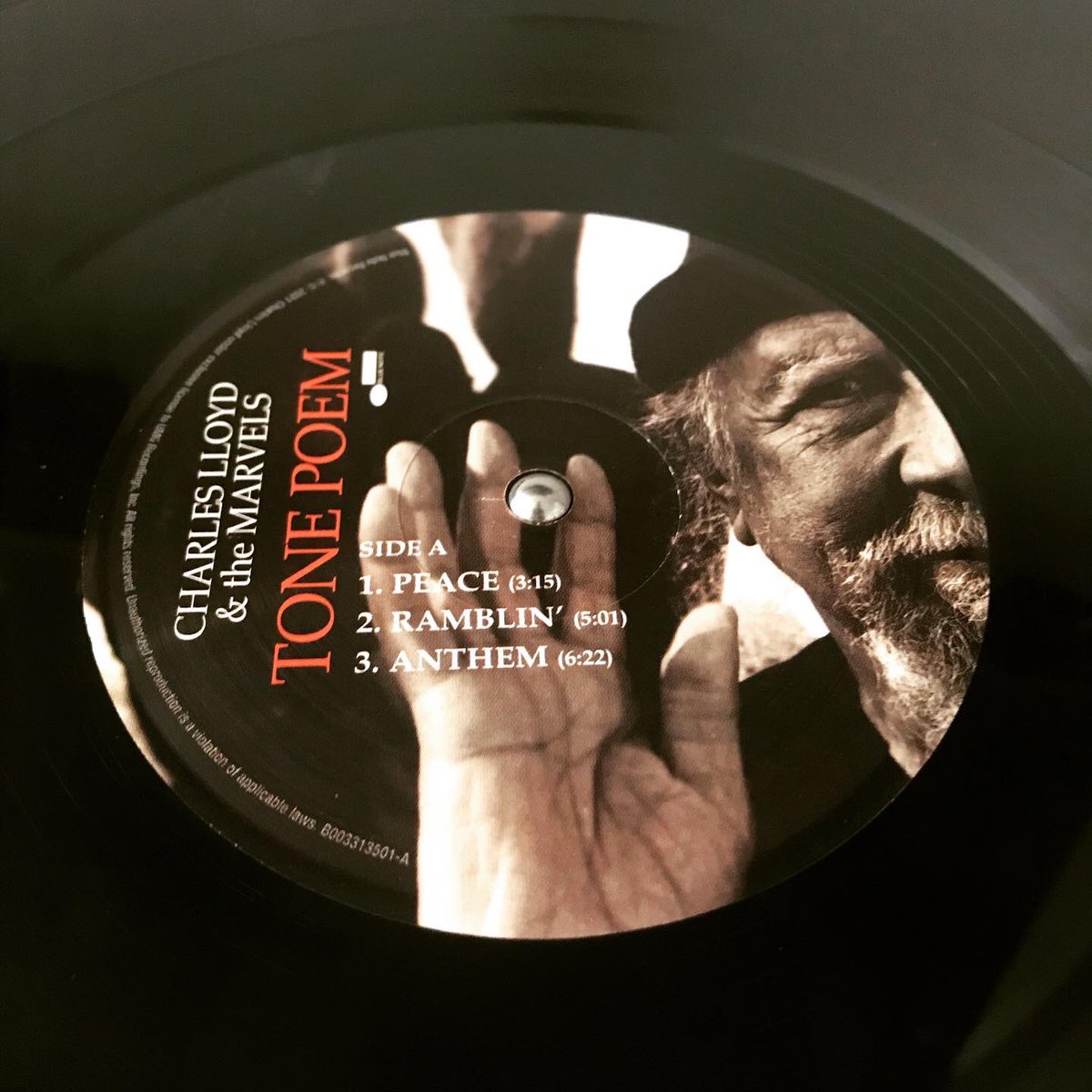 Putting on our first-ever #TonePoet Vinyl Series new release: #CharlesLloyd &amp; The Marvels “Tone Poem.” Get the vinyl, CD, download or stream it now: charleslloyd.lnk.to/TonePoem