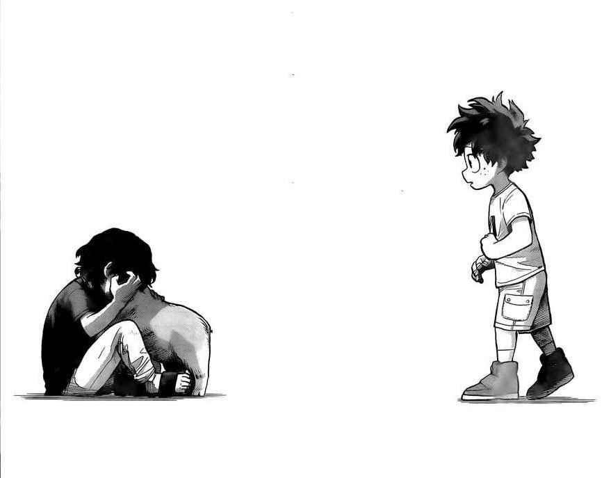 #bnha305
.
i love when horikoshi draws his characters as kids to hit that emotional chord right 